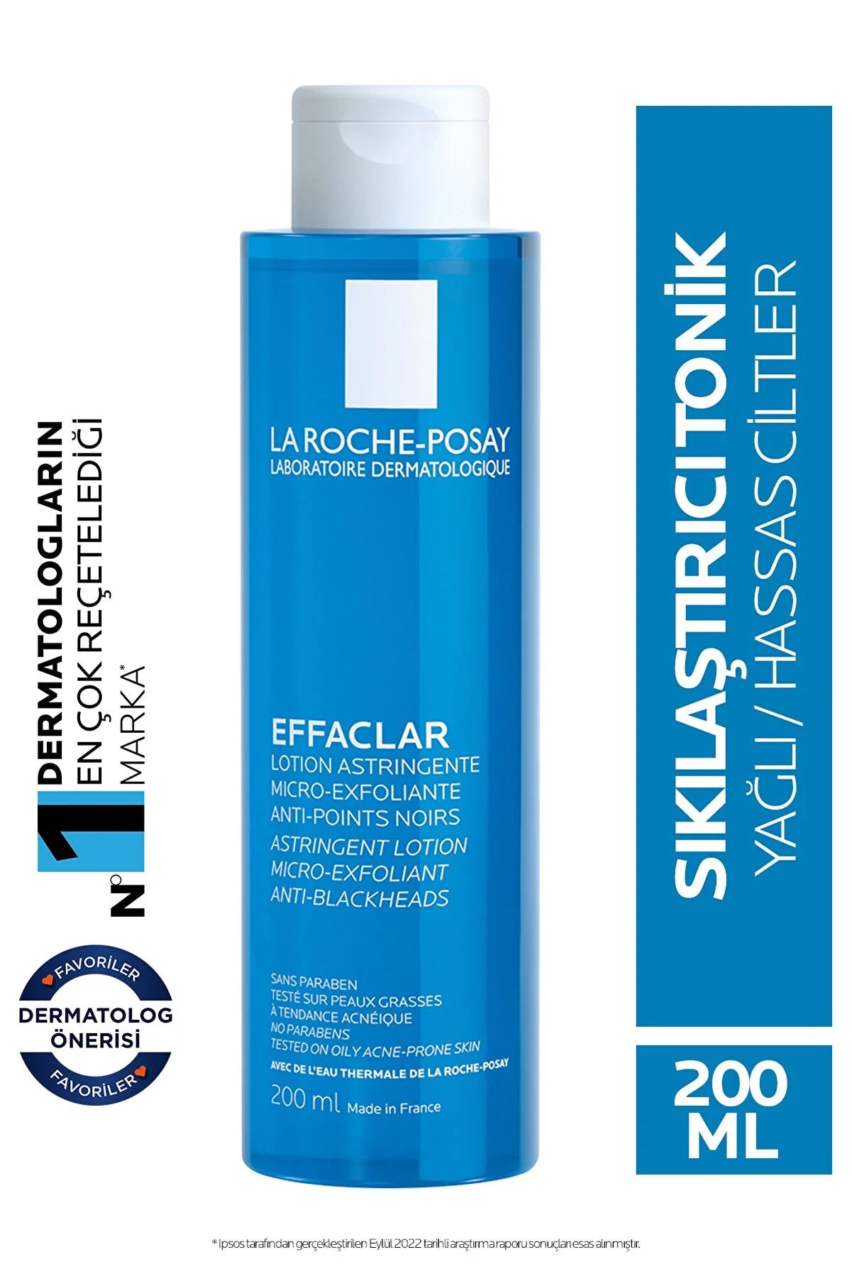 La Roche Posay Effaclar Mikro Tonik Yağlı/Sızanaqlı Dəri Məsamələrini Möhkəmləşdirən 200ml