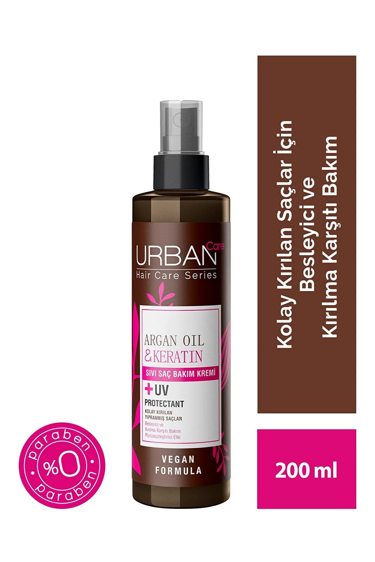 Urban Care Arqan Yağlı Maye Saça Qulluq Kremi (Kövrək və Zədəli Saçlar üçün)-vegan-200 ml
