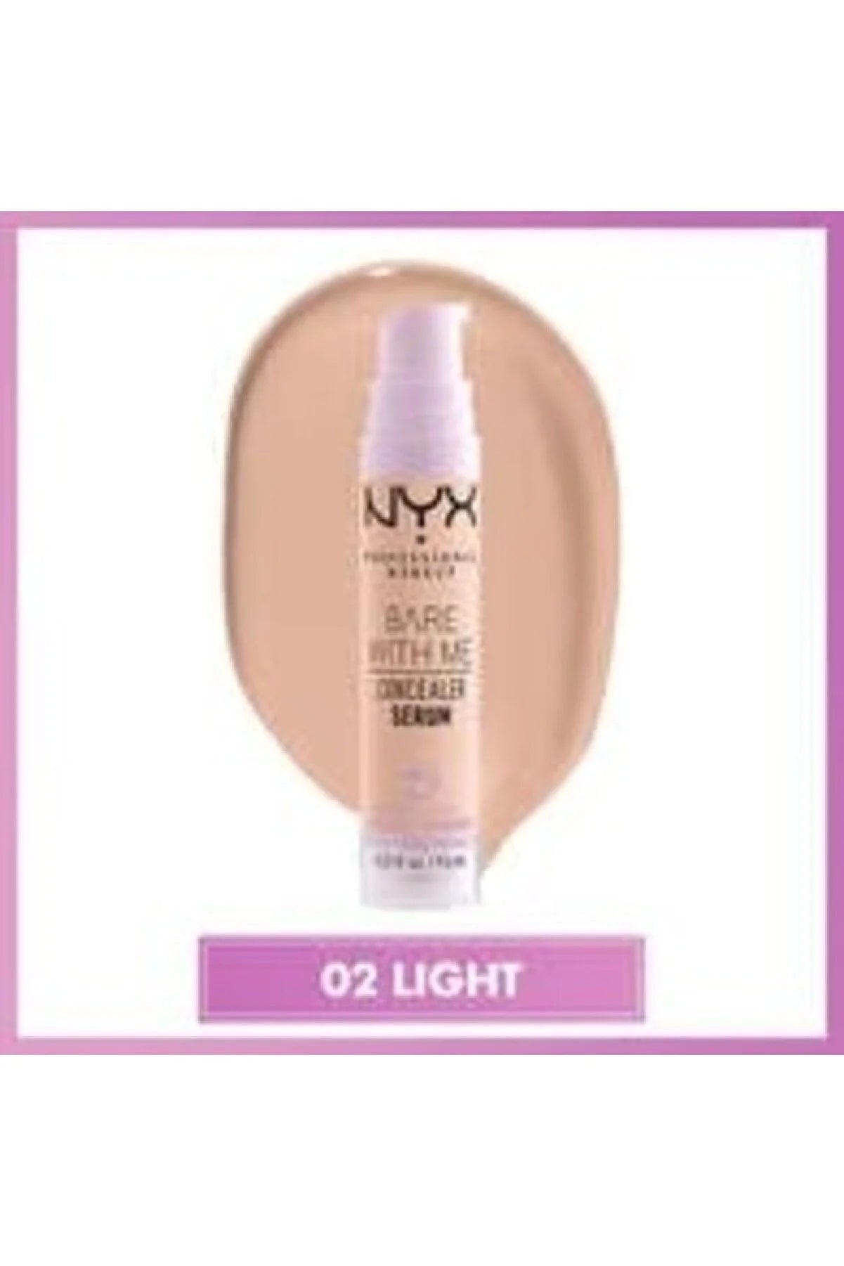 NYX Professional Makeup With Me Kapatıcı Serum 02 Light